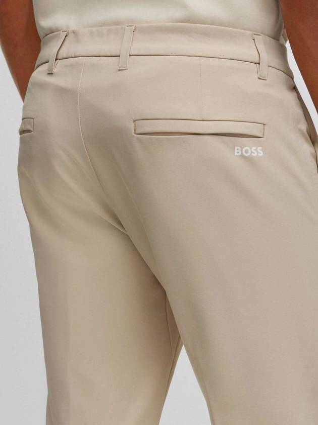 Commuter Stretch Slim Fit Straight Pants Beige - HUGO BOSS - BALAAN 6