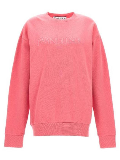 Embroidered Logo Sweatshirt Pink - JW ANDERSON - BALAAN 2