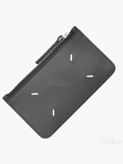 Stitch Zipper Card Wallet Black - MAISON MARGIELA - BALAAN 2