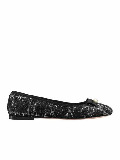 Ballet Tweed Flats Black - DIOR - BALAAN 2