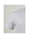 Layered detail t shirt MW8357427 CKB83 - BRUNELLO CUCINELLI - BALAAN 4