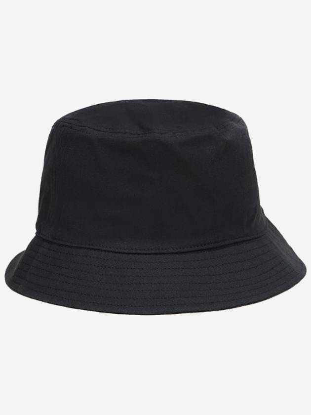 Logo Patch Bucket Hat Black - STONE ISLAND - BALAAN 3