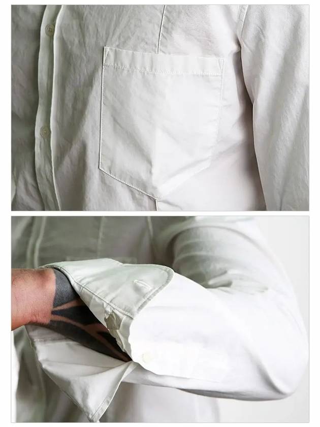 Cotton Long Sleeve Shirt White - GOLDEN GOOSE - BALAAN 6