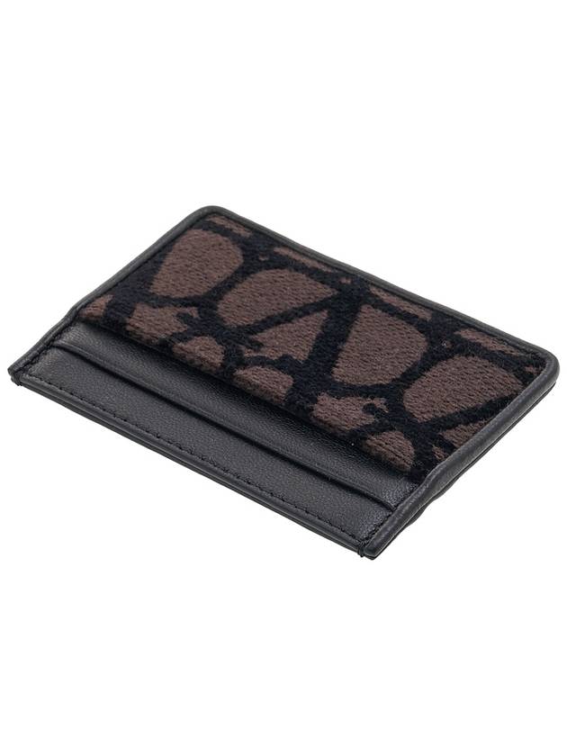 Iconographe Card Wallet Brown - VALENTINO - BALAAN 5