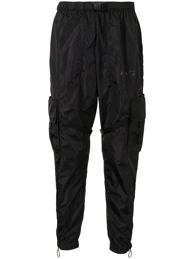 nylon cargo track pants - OFF WHITE - BALAAN.