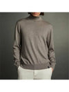 Virgin Wool Turtleneck Sweater Gray - FAY - BALAAN 1