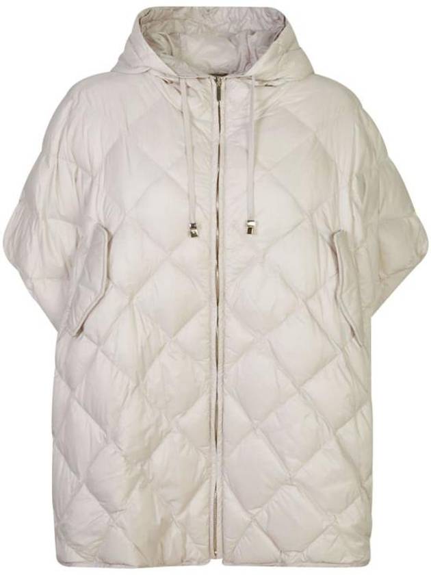 Treman Zip-Up Padded Cape Ivory - MAX MARA - BALAAN 1