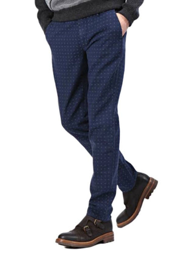 Dot Pattern Slacks Navy - SIVIGLIA - BALAAN 1