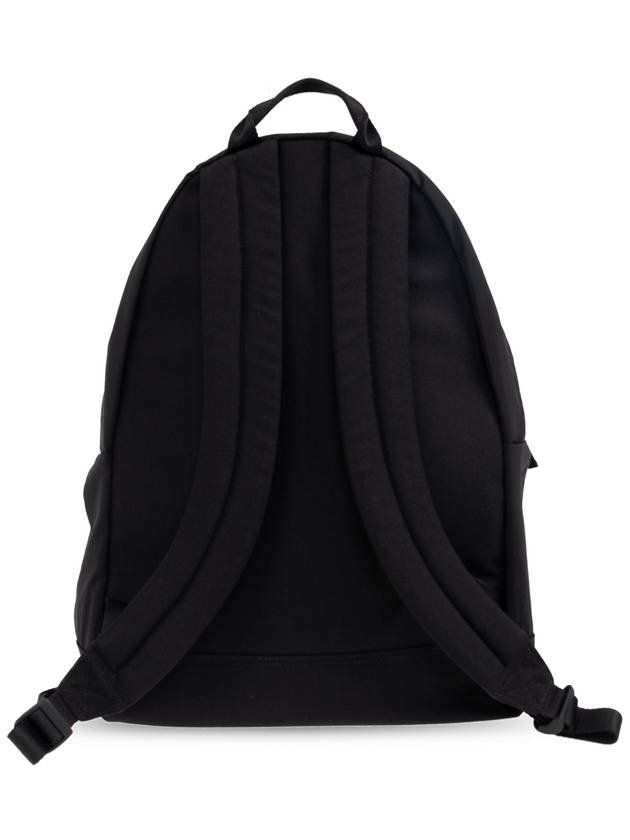 Stone Island Backpack With Logo, Men's, Black - STONE ISLAND - BALAAN 3