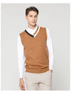 Men s Cable Tissue Basic V Neck Vest HD3MSV001 - HOLIC&PLAY - BALAAN 3