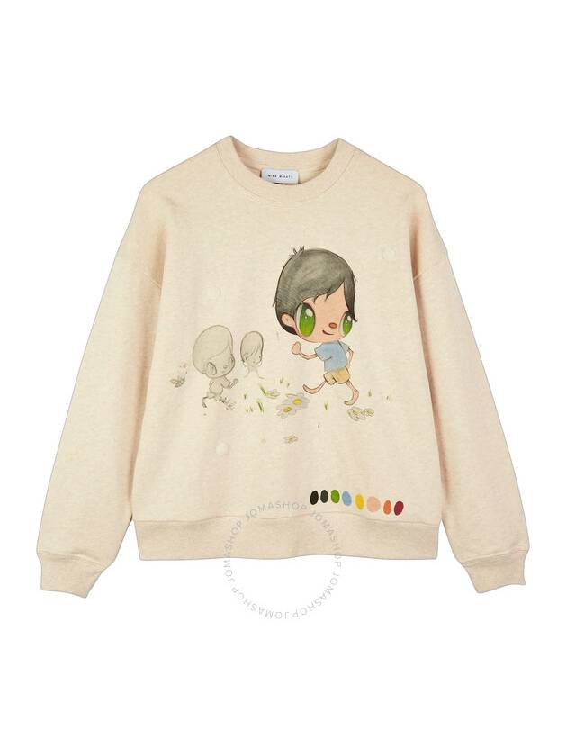 Javier Printed Sweater With Velcro Patches & Pouch, Size X-Small - MIRA MIKATI - BALAAN 1