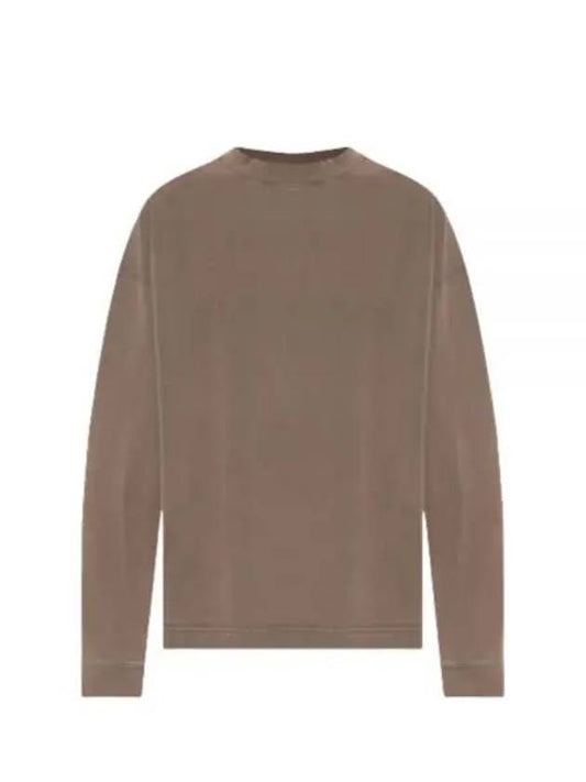 Crew Neck Long Sleeve T-Shirt Brown - ACNE STUDIOS - BALAAN 2