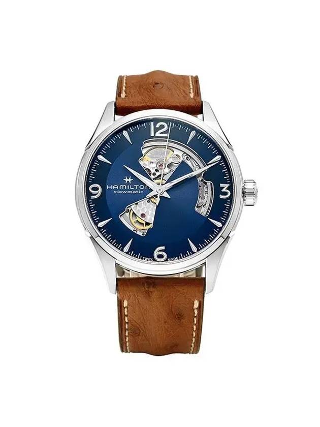 Jazzmaster Open Heart Automatic 42MM Watch Blue - HAMILTON - BALAAN 1