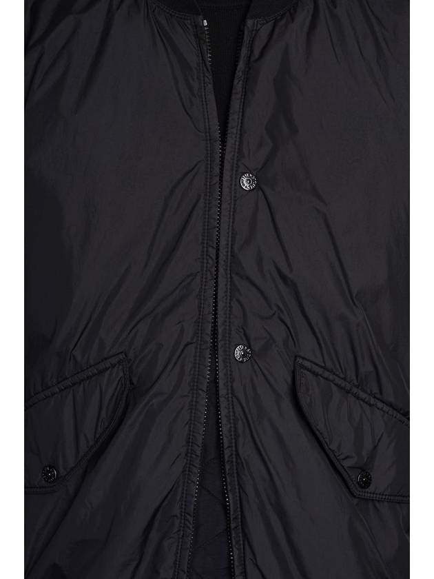 Reps R NY Bomber Jacket Black - STONE ISLAND - BALAAN 6