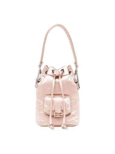 Mon Tresor Small Nylon Bucket Bag Pink - FENDI - BALAAN 1