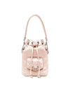 Mon Tresor Small Nylon Bucket Bag Pink - FENDI - BALAAN 1