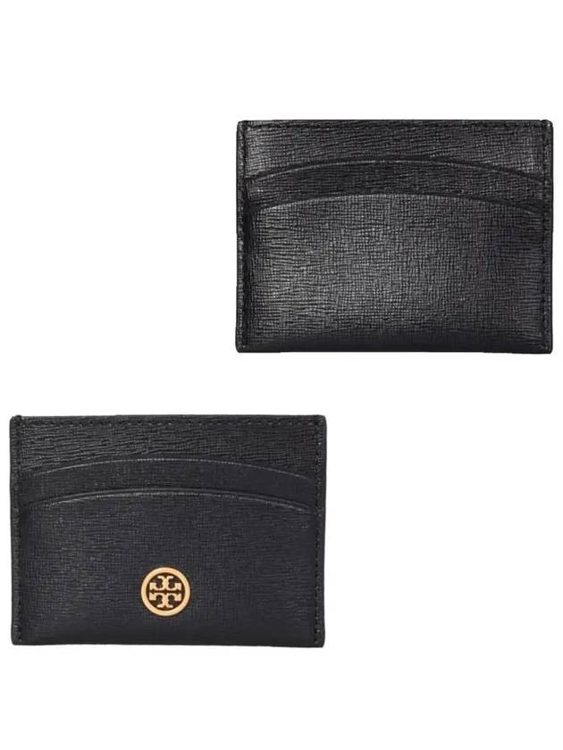 Robinson Card Wallet Black - TORY BURCH - BALAAN.