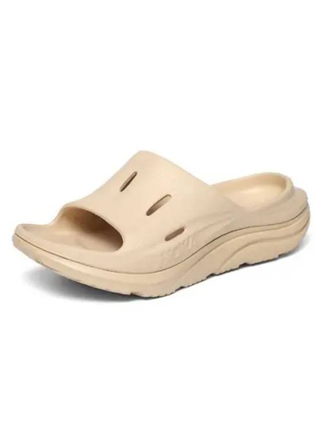 Ora Recovery Slide 3 Slippers Beige - HOKA ONE ONE - BALAAN 2