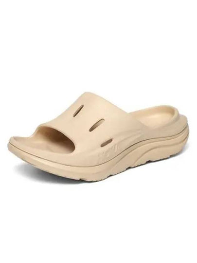 Ora Recovery Slide 3 Slippers Beige - HOKA ONE ONE - BALAAN 2