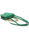 Bottega Veneta 667399 Jungle Green Grain Calfskin Gold Chain Envelope Mount Bag Small 2WAY - BOTTEGA VENETA - BALAAN 4