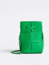 Intrecciato Cassette Small Bucket Bag Parakeet - BOTTEGA VENETA - BALAAN 3