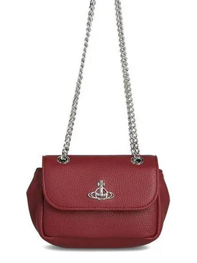 Small Re-Vegan Grain Chain Cross Bag Red - VIVIENNE WESTWOOD - BALAAN 2