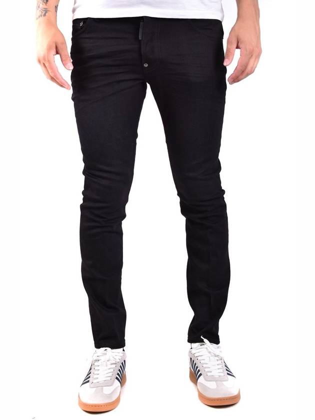 Skater Slim Cut Jeans Black - DSQUARED2 - BALAAN 3