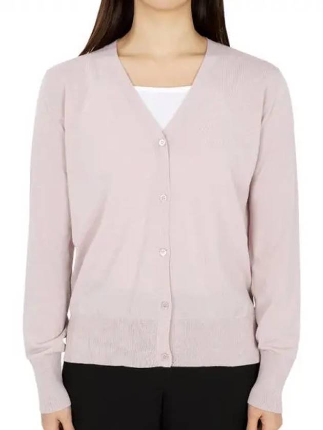 PAREO V neck cardigan Rosa Antico 93410622600 124 004 1054151 - MAX MARA - BALAAN 1