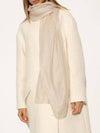 Cashmere Fringe Muffler Beige - ISABEL MARANT - BALAAN 3