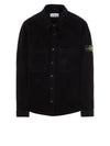 Cotton Corduroy 400 TC Over Long Sleeve Shirt  Black - STONE ISLAND - BALAAN 2