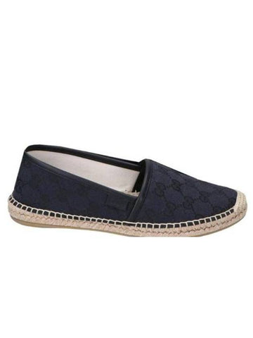 GG Canvas Espadrille Black - GUCCI - BALAAN 1