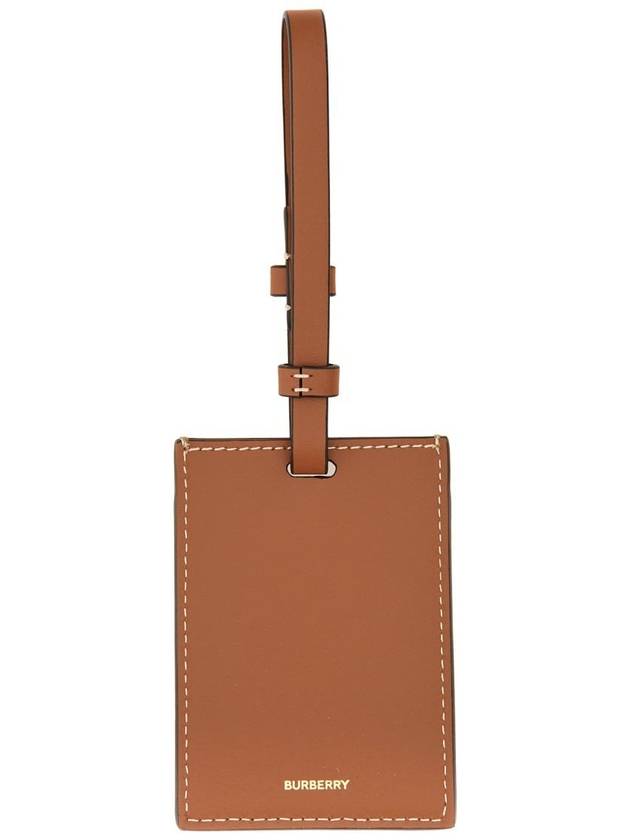 Check Luggage Tag Beige - BURBERRY - BALAAN 3