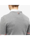 Men's Milan Stitch Armband Crew Neck Knit Top Light Grey - THOM BROWNE - BALAAN 3