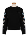 Side Stripe Sweatshirt Black - OFF WHITE - BALAAN 3