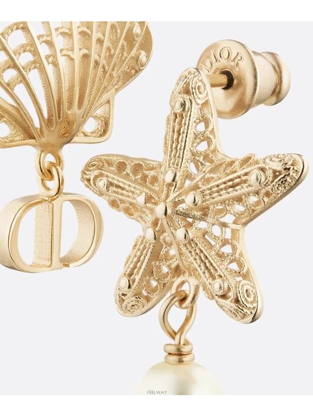 Dior Cabinet de Curiosites Earrings Gold Finish - DIOR - BALAAN 3