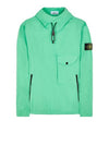 Supima Logo Patch Cotton Twill Anorak Green - STONE ISLAND - BALAAN 2