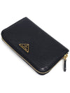 1M1157 Gold Logo Saffiano Medium Wallet - PRADA - BALAAN 3