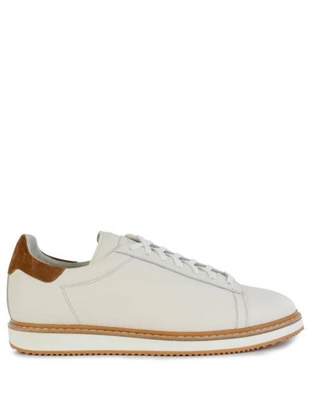 Grained Calfskin Low-Top Sneakers Panama - BRUNELLO CUCINELLI - BALAAN 2