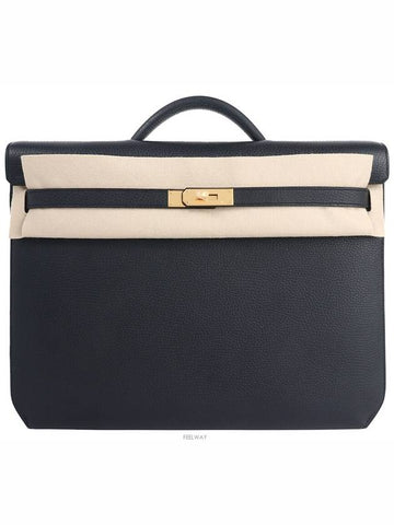 Kelly Depeche 36 Black Gold B 72730 - HERMES - BALAAN 1