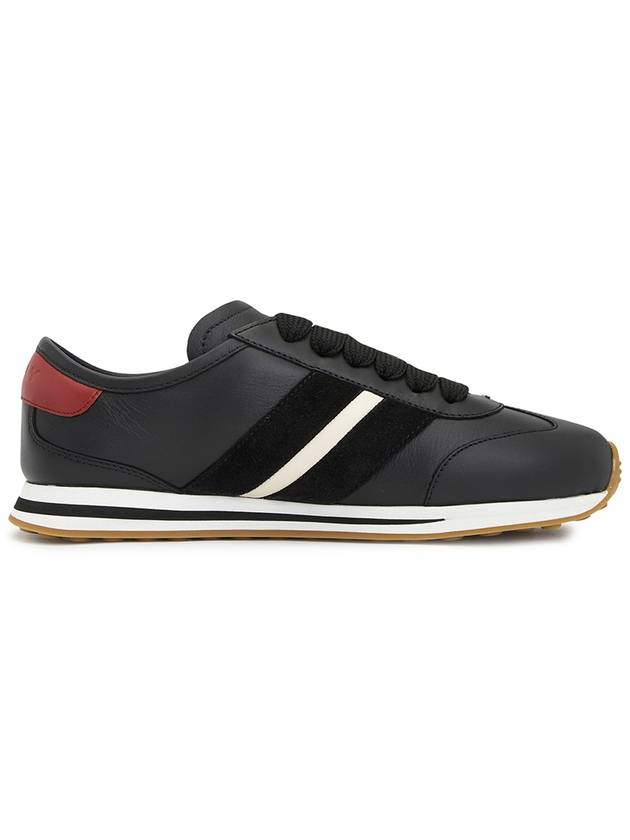 Stewy Leather Sneakers Black - BALLY - BALAAN 5