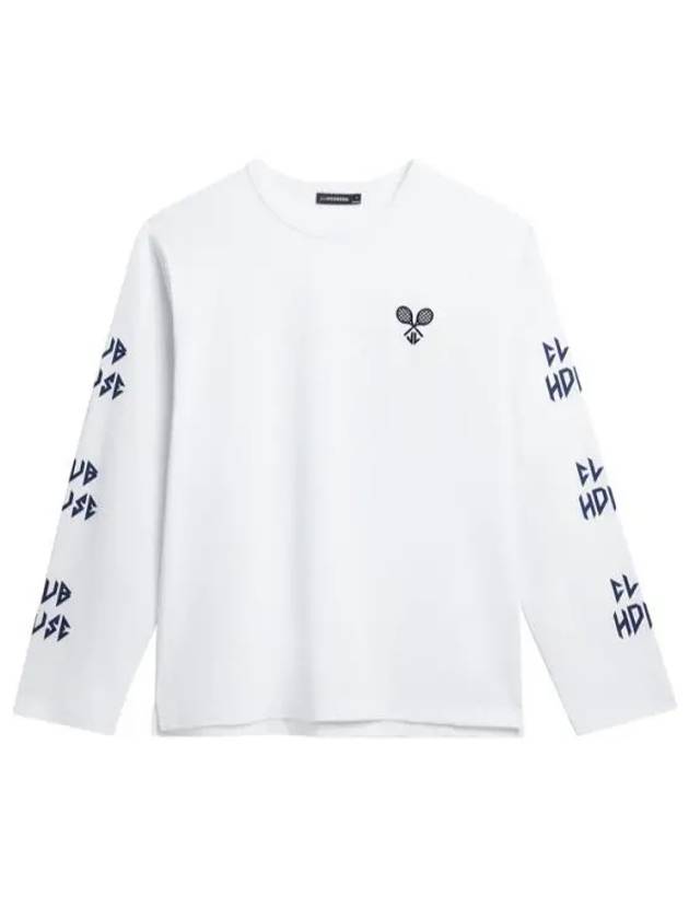 Camilo Graphic Long Sleeve T-Shirt White - J.LINDEBERG - BALAAN 2