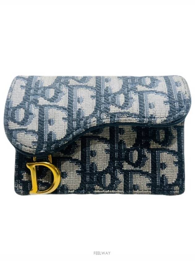 Oblique Saddle Card Wallet - DIOR - BALAAN 6