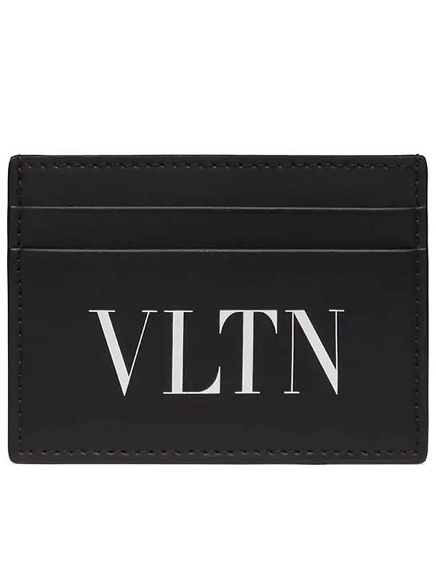 VLTN Logo Card Wallet Black - VALENTINO - BALAAN 2