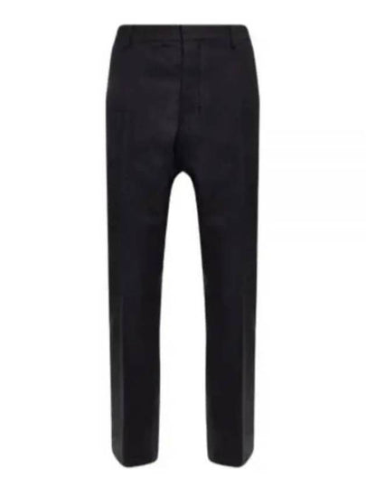 Cigarette Fit Straight Pants Black - AMI - BALAAN 2