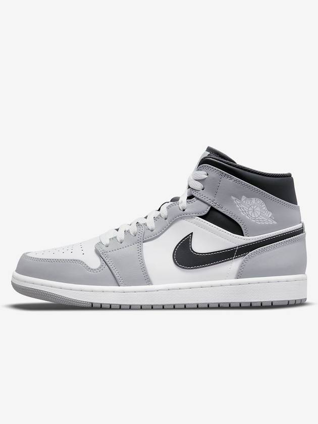 Jordan 1 Mid Light Smoke Gray Anthracite 554724 078 - NIKE - BALAAN 3