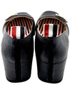 Three Stripes Strap Loafers Black - THOM BROWNE - BALAAN 6