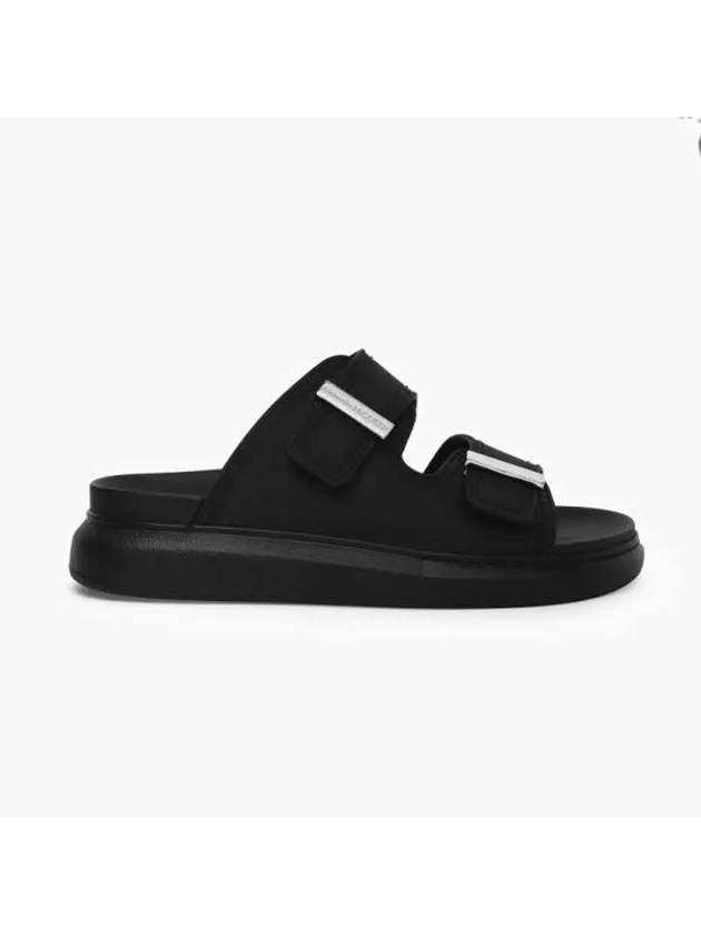 Hybrid Rubber Slippers Black - ALEXANDER MCQUEEN - BALAAN 3