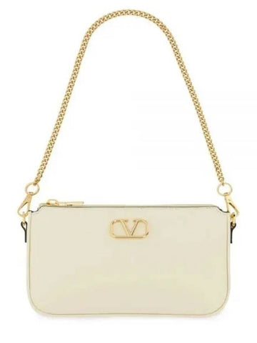 24 4W0P0AA9 MIM 098 4W2P0AA9 V logo signature shoulder bag - VALENTINO - BALAAN 1