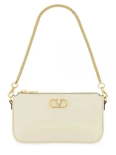 24 4W0P0AA9 MIM 098 4W2P0AA9 V logo signature shoulder bag - VALENTINO - BALAAN 1