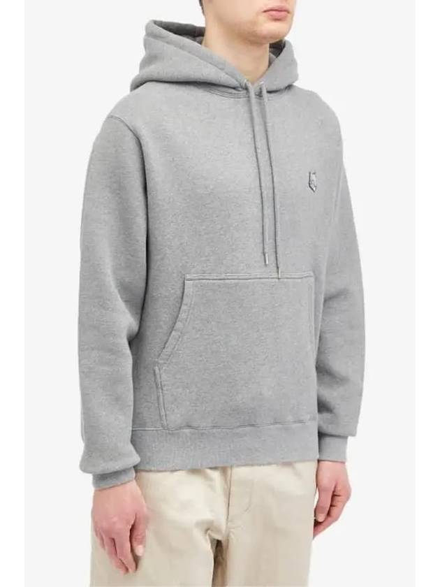 Bold Fox Head Patch Comfort Hoodie Grey - MAISON KITSUNE - BALAAN 2